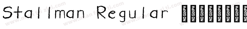 Stallman Regular 50字体转换